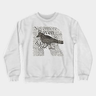 The Raven, Edgar Allan Poe Crewneck Sweatshirt